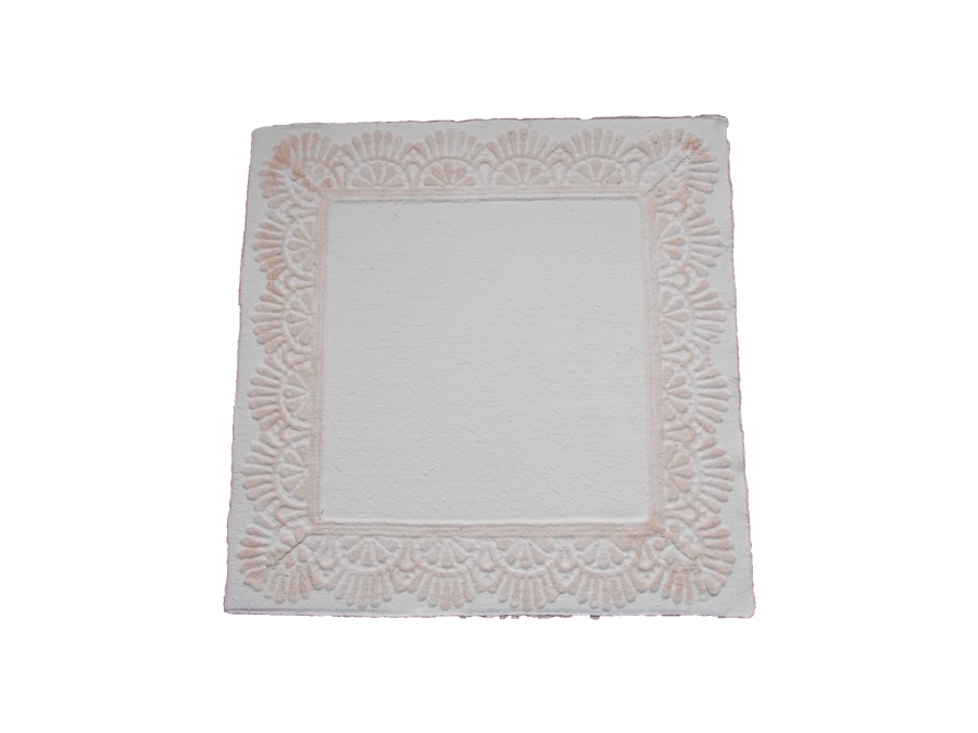 cornice rosa decoro ventaglio