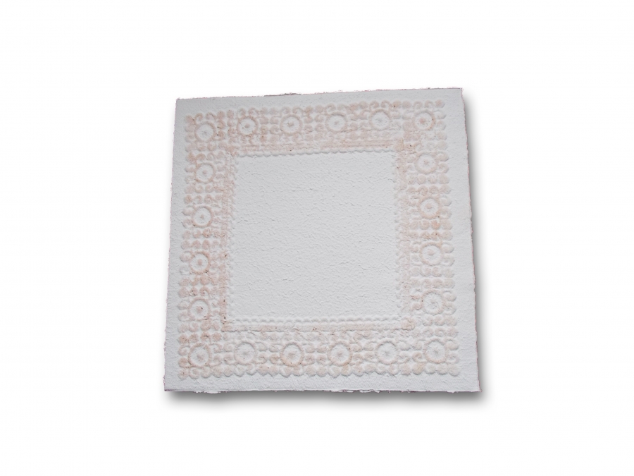 Cornice rosa decoro biscotto