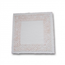 Cornice rosa decoro biscotto